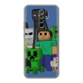 Дизайнерский пластиковый чехол для Xiaomi RedMi 9 Minecraft