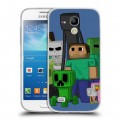 Дизайнерский пластиковый чехол для Samsung Galaxy S4 Mini  Minecraft