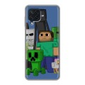 Дизайнерский силиконовый чехол для Samsung Galaxy A22 Minecraft