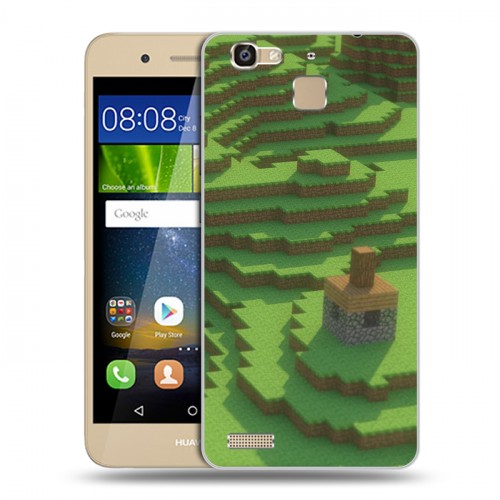 Дизайнерский пластиковый чехол для Huawei GR3 Minecraft