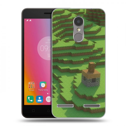 Дизайнерский пластиковый чехол для Lenovo K6 Minecraft