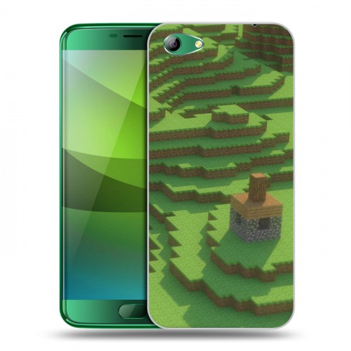 Дизайнерский силиконовый чехол для Elephone S7 Minecraft