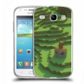 Дизайнерский силиконовый чехол для Samsung Galaxy Core Minecraft