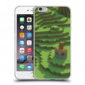 Дизайнерский силиконовый чехол для Iphone 6 Plus/6s Plus Minecraft