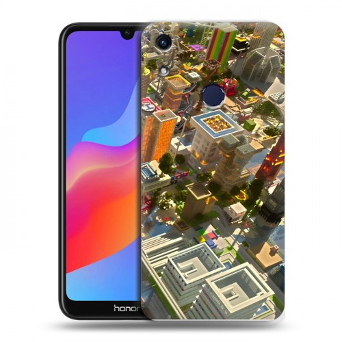 Дизайнерский пластиковый чехол для Huawei Honor 8A Minecraft