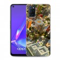 Дизайнерский пластиковый чехол для OPPO A52 Minecraft