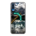 Дизайнерский силиконовый чехол для Samsung Galaxy A50 Minecraft