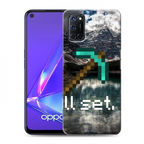 Дизайнерский пластиковый чехол для OPPO A52 Minecraft