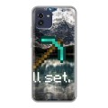 Дизайнерский силиконовый чехол для Samsung Galaxy A03 Minecraft