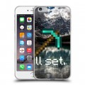 Дизайнерский силиконовый чехол для Iphone 6 Plus/6s Plus Minecraft