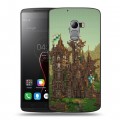 Дизайнерский пластиковый чехол для Lenovo A7010 Minecraft