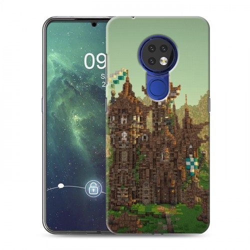 Дизайнерский силиконовый чехол для Nokia 6.2 Minecraft