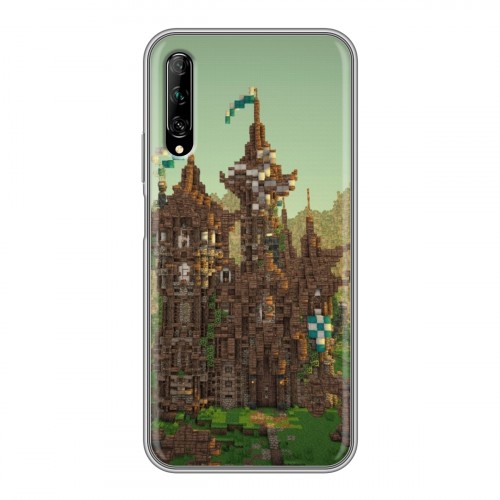 Дизайнерский силиконовый чехол для Huawei Y9s Minecraft