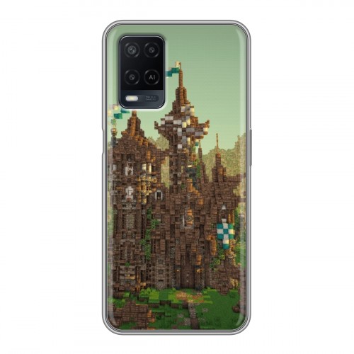 Дизайнерский силиконовый чехол для OPPO A54 Minecraft