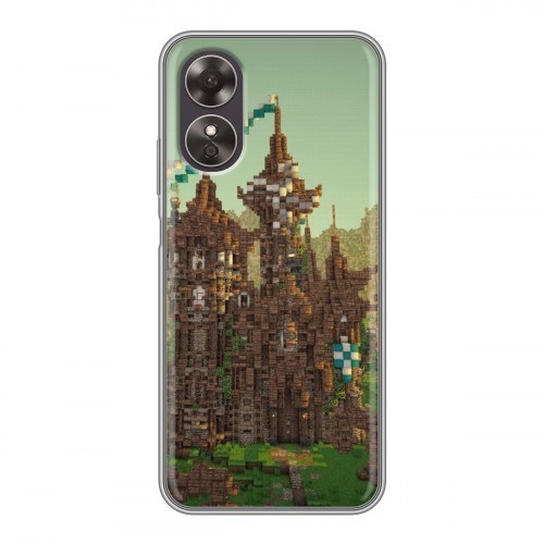 Дизайнерский силиконовый чехол для OPPO A17 Minecraft