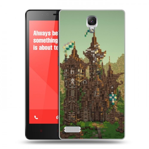 Дизайнерский пластиковый чехол для Xiaomi RedMi Note Minecraft