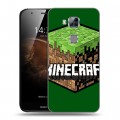 Дизайнерский пластиковый чехол для Huawei G8 Minecraft