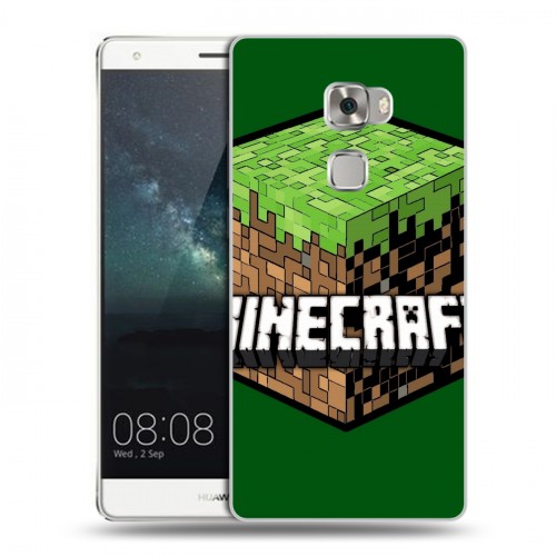 Дизайнерский пластиковый чехол для Huawei Mate S Minecraft