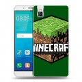 Дизайнерский пластиковый чехол для Huawei ShotX Minecraft