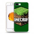 Дизайнерский пластиковый чехол для Iphone 7 Plus / 8 Plus Minecraft