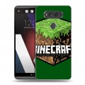 Дизайнерский пластиковый чехол для LG V20 Minecraft