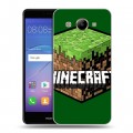 Дизайнерский пластиковый чехол для Huawei Y3 (2017) Minecraft