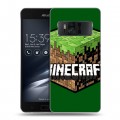 Дизайнерский силиконовый чехол для ASUS ZenFone AR Minecraft