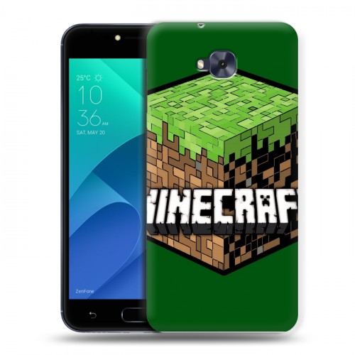 Дизайнерский пластиковый чехол для ASUS ZenFone 4 Selfie Minecraft