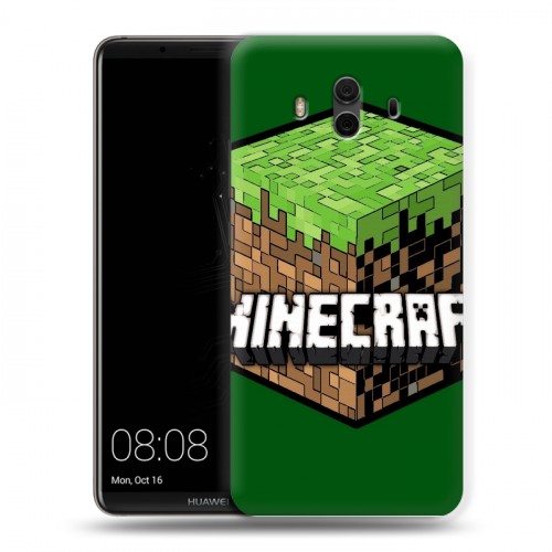 Дизайнерский пластиковый чехол для Huawei Mate 10 Minecraft