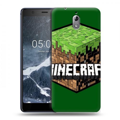 Дизайнерский силиконовый чехол для Nokia 3.1 Minecraft