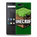 Дизайнерский пластиковый чехол для BlackBerry KEY2 Minecraft