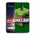 Дизайнерский силиконовый чехол для Nokia 3.2 Minecraft