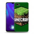 Дизайнерский силиконовый с усиленными углами чехол для OPPO A1k Minecraft