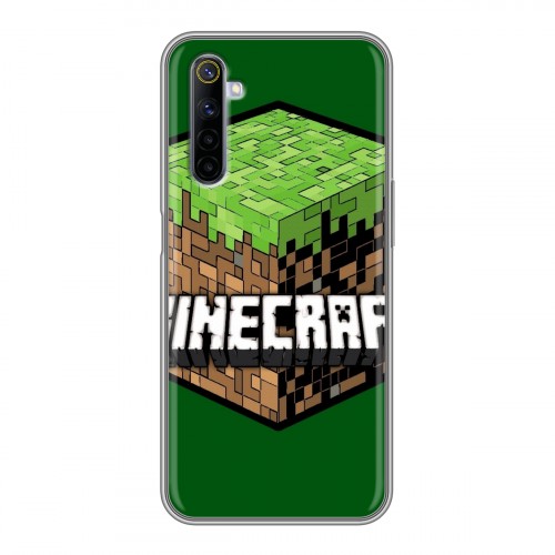 Дизайнерский силиконовый чехол для Realme 6 Minecraft