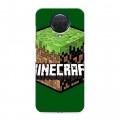 Дизайнерский пластиковый чехол для Nokia G20 Minecraft