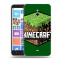 Дизайнерский пластиковый чехол для Nokia Lumia 1320 Minecraft