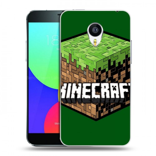 Дизайнерский пластиковый чехол для Meizu MX4 Minecraft