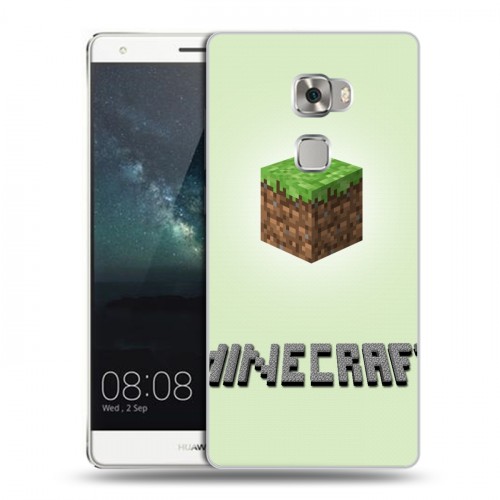 Дизайнерский пластиковый чехол для Huawei Mate S Minecraft