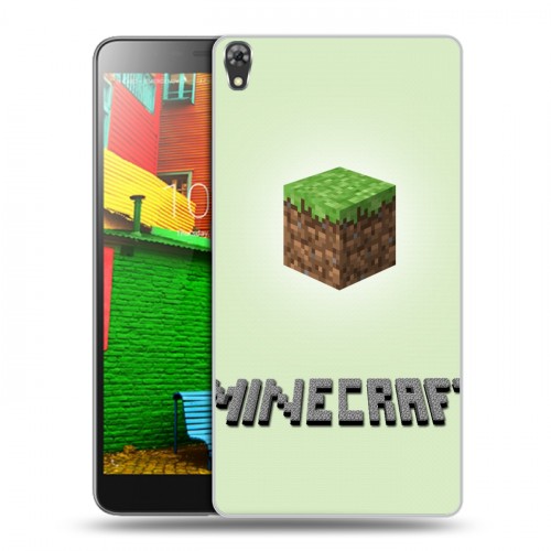 Дизайнерский силиконовый чехол для Lenovo Phab Minecraft