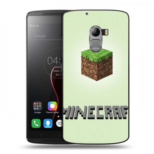 Дизайнерский пластиковый чехол для Lenovo A7010 Minecraft