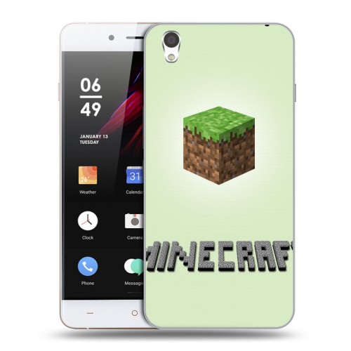 Дизайнерский пластиковый чехол для OnePlus X Minecraft