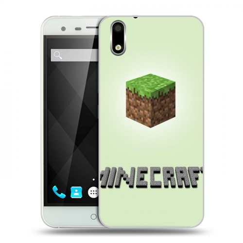 Дизайнерский пластиковый чехол для Ulefone Paris Minecraft