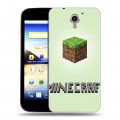 Дизайнерский пластиковый чехол для ZTE Blade A510 Minecraft