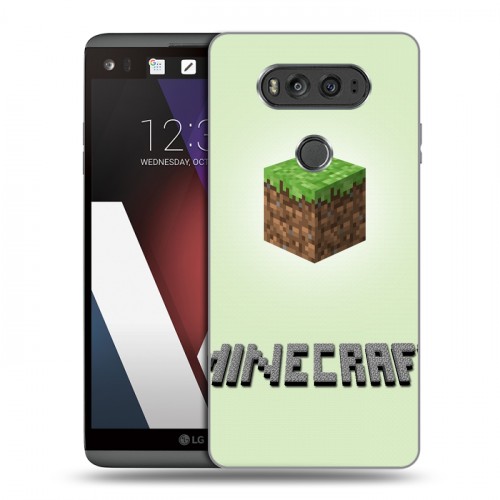 Дизайнерский пластиковый чехол для LG V20 Minecraft