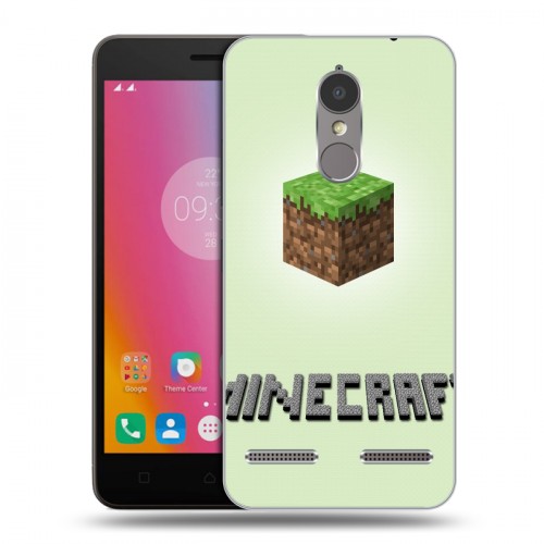 Дизайнерский пластиковый чехол для Lenovo K6 Minecraft