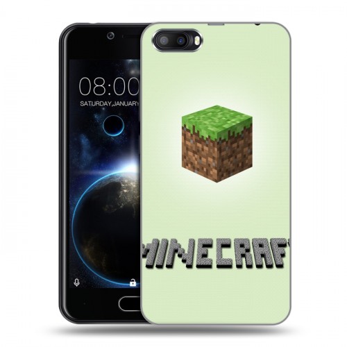 Дизайнерский пластиковый чехол для Doogee Shoot 2 Minecraft