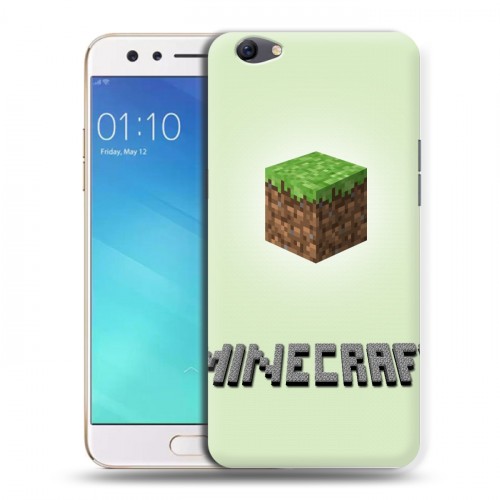 Дизайнерский силиконовый чехол для OPPO F3 Minecraft