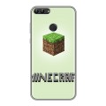 Дизайнерский силиконовый чехол для Huawei P Smart Minecraft