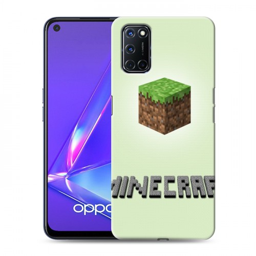 Дизайнерский пластиковый чехол для OPPO A52 Minecraft