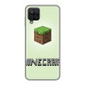 Дизайнерский силиконовый чехол для Samsung Galaxy A12 Minecraft